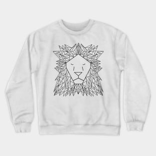 Geometric Lion No Colors Crewneck Sweatshirt